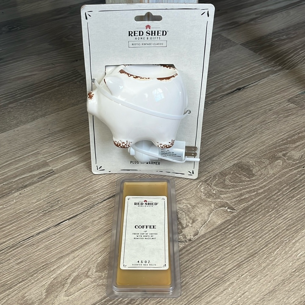 NWT Pig wax warmer with wax